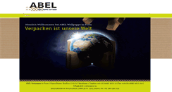 Desktop Screenshot of abel-wellpappe.de
